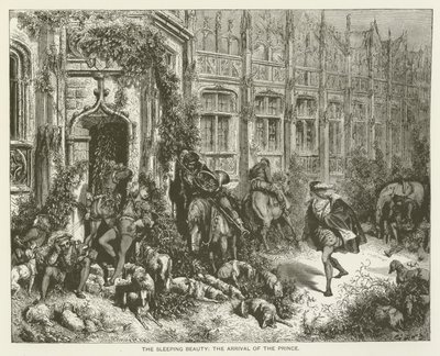 La Bella Durmiente, la llegada del Príncipe de Gustave after Dore