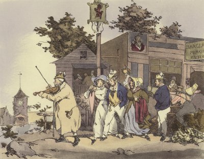 El regreso de los marineros de after Henri Bonaventure Monnier