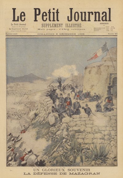 Un recuerdo glorioso. La defensa de Mazagran de after Henri Meyer