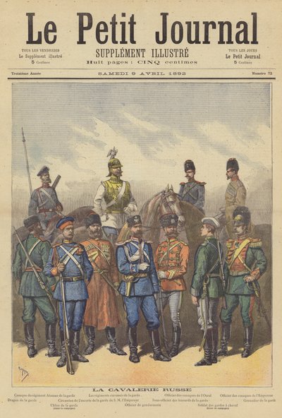 Caballería del ejército ruso de after Henri Meyer