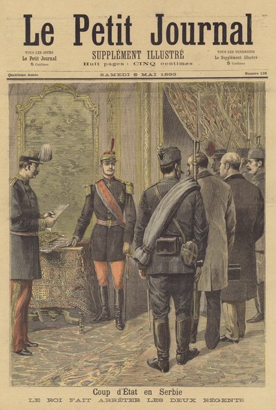 Golpe de estado en Serbia de after Henri Meyer