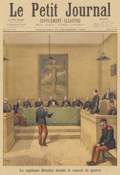 Consejo de guerra del capitán Alfred Dreyfus de after Henri Meyer