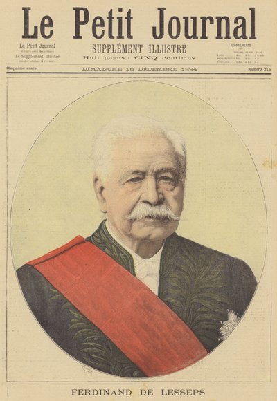 Ferdinand de Lesseps de after Henri Meyer