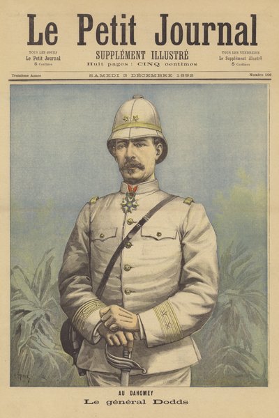 El General Dodds, comandante de las tropas francesas en Dahomey de after Henri Meyer
