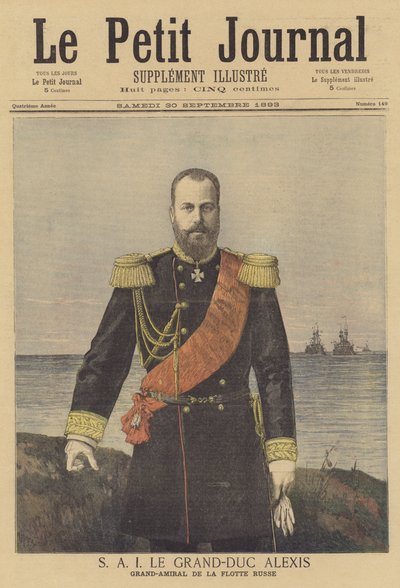 Gran Duque Alexei, Gran Almirante de la Flota Rusa de after Henri Meyer