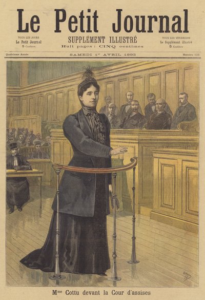 Madame Cottu ante el Tribunal de Asís de after Henri Meyer