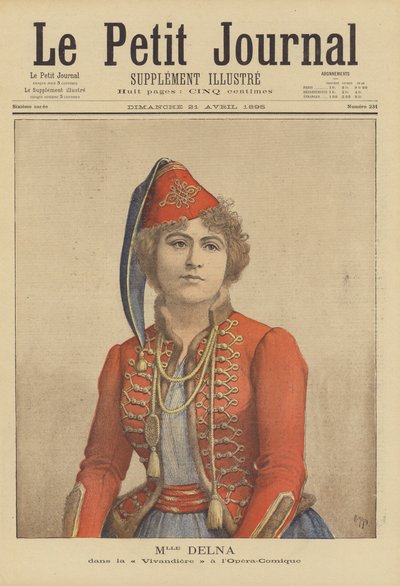 Marie Delna en Vivandiere en la Opera-Comique de after Henri Meyer