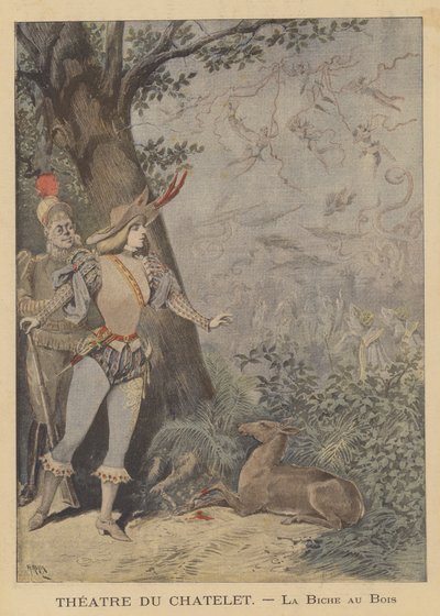 Producción de La Biche au Bois en el Théâtre du Châtelet de after Henri Meyer