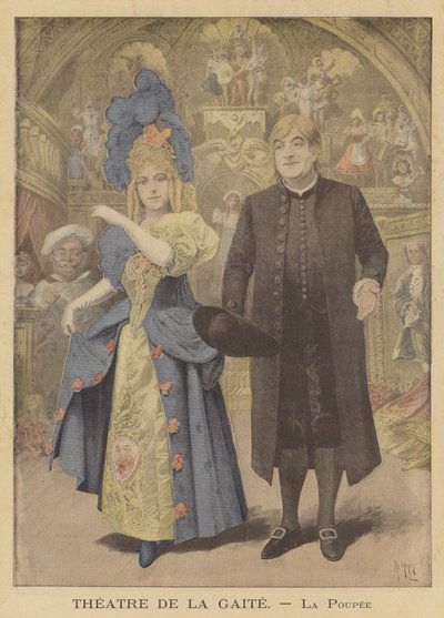 Producción de La Poupee en el Théâtre de la Gaîté de after Henri Meyer