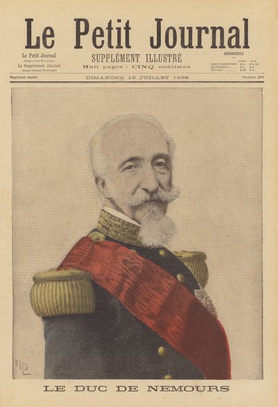 El Duque de Nemours de after Henri Meyer