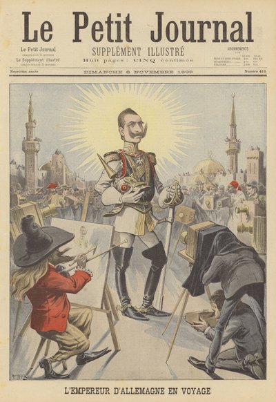 El Emperador Alemán en sus viajes de after Henri Meyer