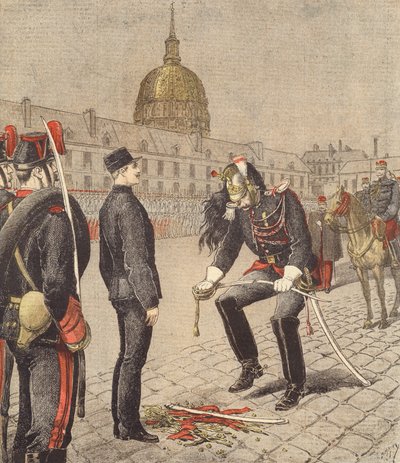 La degradación de Alfred Dreyfus de after Henri Meyer