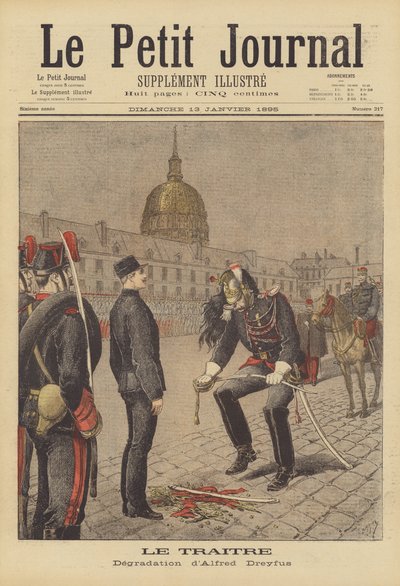 La degradación de Alfred Dreyfus de after Henri Meyer