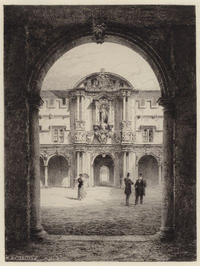 Puerta del Colegio St Johns de after Henri Toussaint