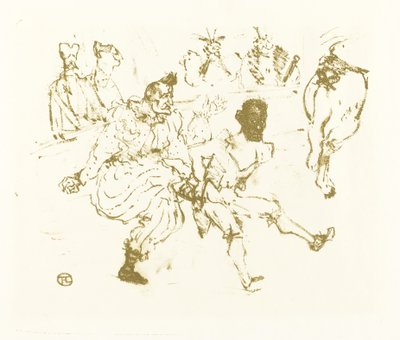 Footit y Chocolat de after Henri de Toulouse Lautrec