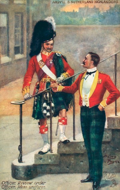Argyll y Sutherland Highlanders de after Henry A. Payne