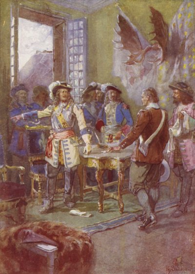 Mis cañones darán mi respuesta, Frontenac, 1690 de after Henry Sandham