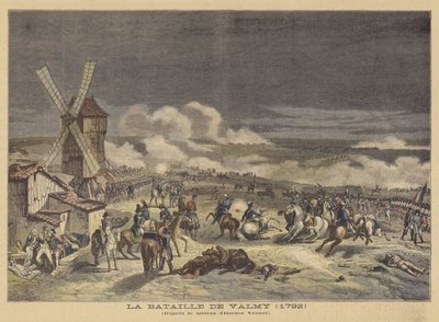 La batalla de Valmy (1792) de after Horace Vernet