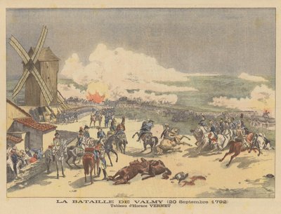 La Batalla de Valmy (20 de septiembre de 1792) de after Horace Vernet