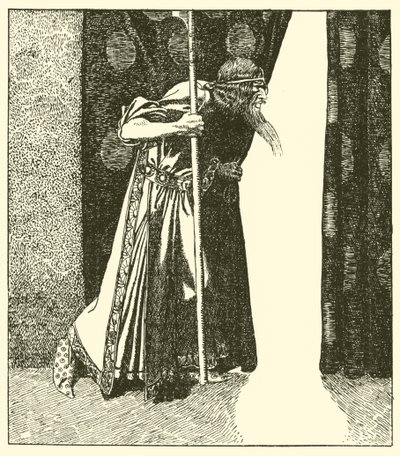 El Rey Mark trama maldad de after Howard Pyle