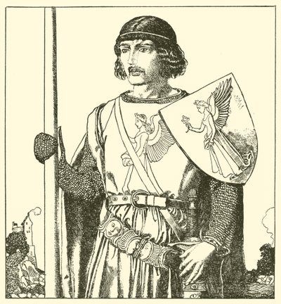 Sir Lamorack de Gales de after Howard Pyle