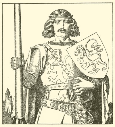 Sir Tristram de Lyonesse de after Howard Pyle