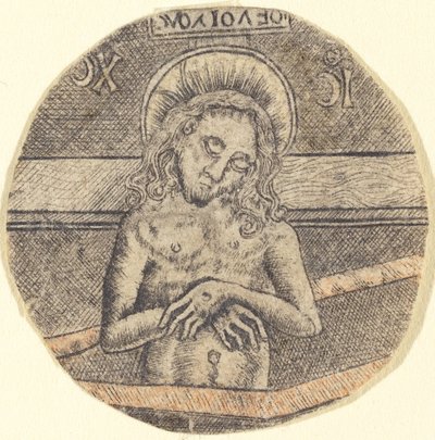 Cristo como el Hombre de Dolores de after Israhel van Meckenem