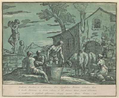 Escena pastoral de after Jacopo Zanguidi Anton Maria Zanetti I called Bertoia