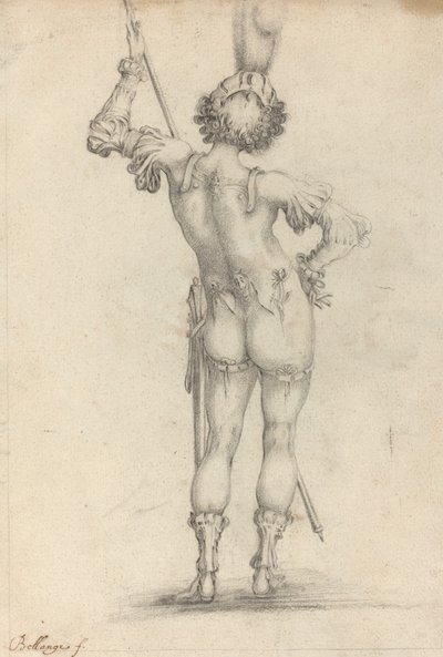 Figura de pie [recto] de after Jacques Bellange