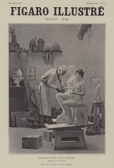 Gerome en su Taller de after Jean Leon Gerome
