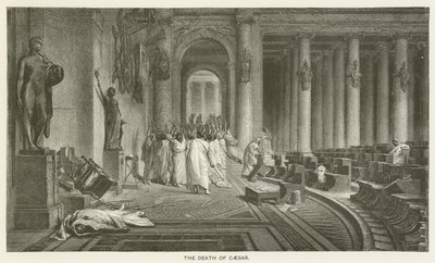 La muerte de César de after Jean Leon Gerome