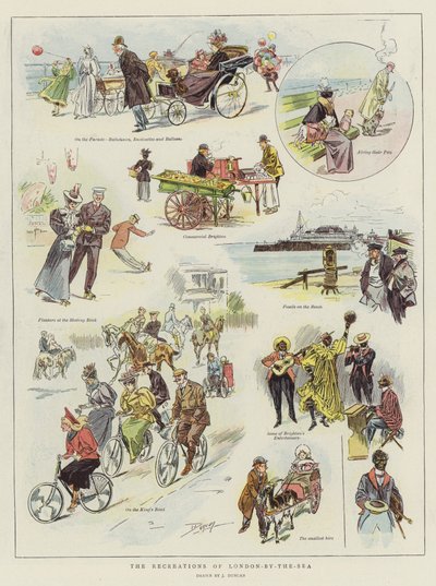 Las recreaciones de Londres junto al mar de after John Duncan
