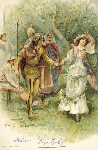 Ilustración de Cuento de invierno de after John Henry Frederick Bacon
