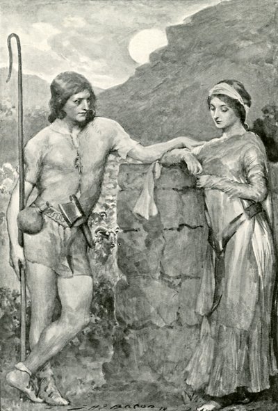 Olaf y Sigrid de after John Henry Frederick Bacon