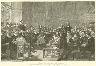 La Asamblea de Divinos de Westminster de after John Rogers Herbert