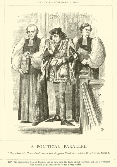 Un paralelo político de after John Tenniel