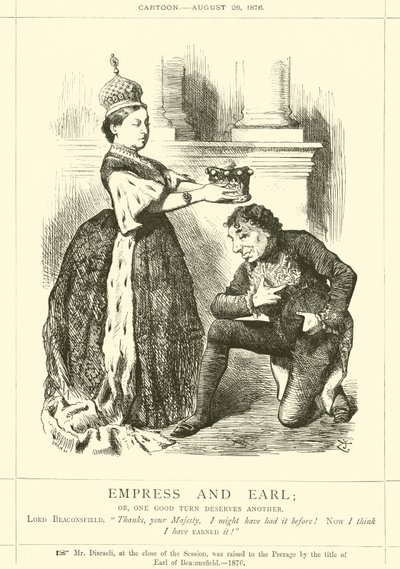 Emperatriz y conde; o, un buen turno merece otro de after John Tenniel