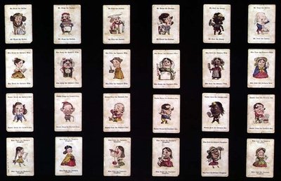 Familias felices, juego de cartas, basado en diseños de John Tenniel, c.1860 de after John Tenniel