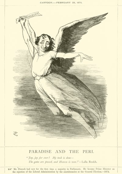 El paraíso y el peri de after John Tenniel