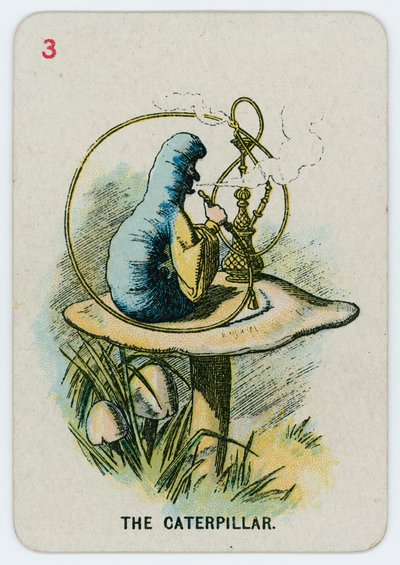 La oruga de after John Tenniel