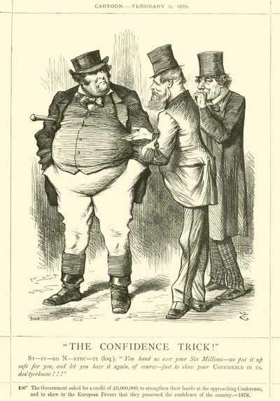 ¡El truco de la confianza! de after John Tenniel