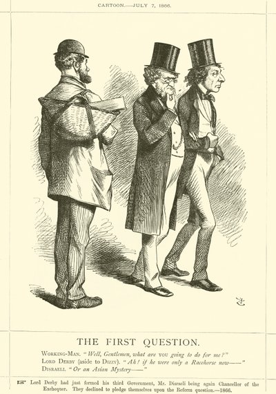 La Primera Pregunta de after John Tenniel