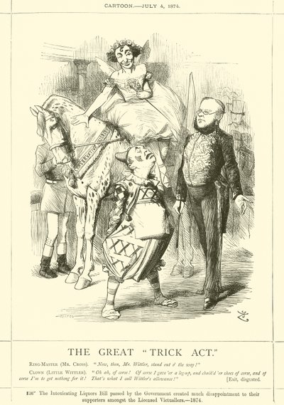 El gran acto de truco de after John Tenniel