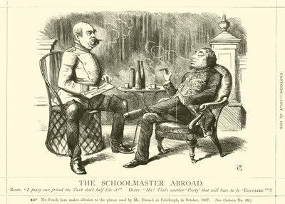 El maestro de escuela en el extranjero de after John Tenniel