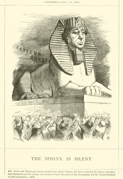 La esfinge está en silencio de after John Tenniel