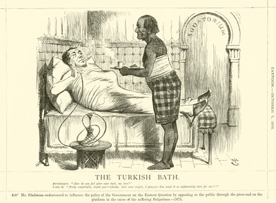 El baño turco de after John Tenniel