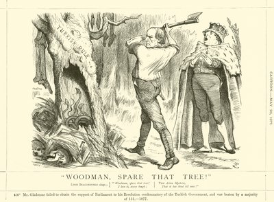 ¡Leñador, no cortes ese árbol! de after John Tenniel