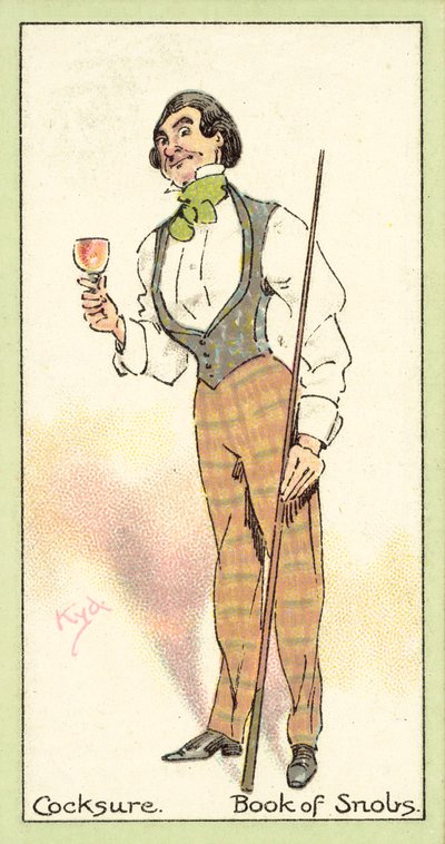 Cocksure, Libro de Snobs de after Joseph Clayton Clarke