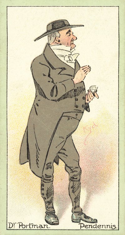 Dr. Portman, Pendennis de after Joseph Clayton Clarke