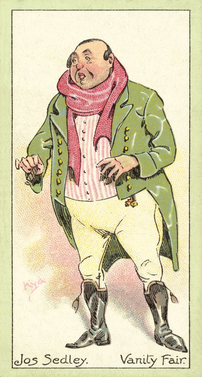 Jos Sedley, Vanity Fair (cromolitografía) de after Joseph Clayton Clarke